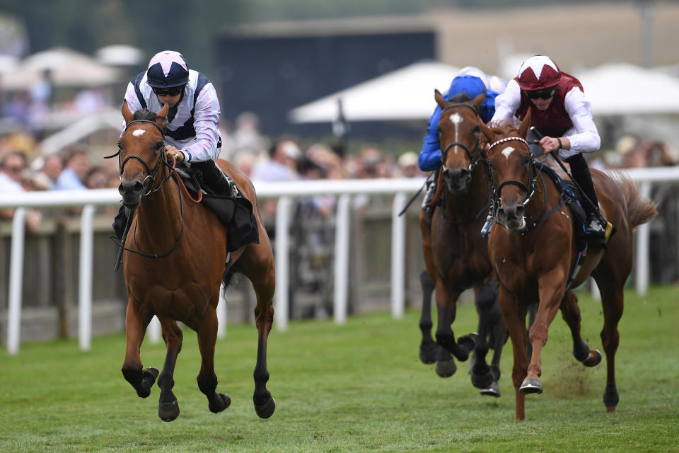 Antonia De Vega comes into the Fillies’ Mile unbeaten after wins at Newmarkket (above) and Goodwood