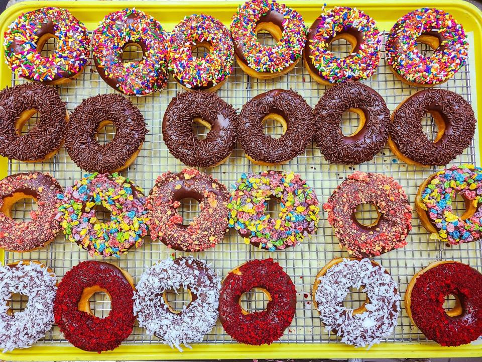 It's a tough choice when you head into USA Homemade Donuts.