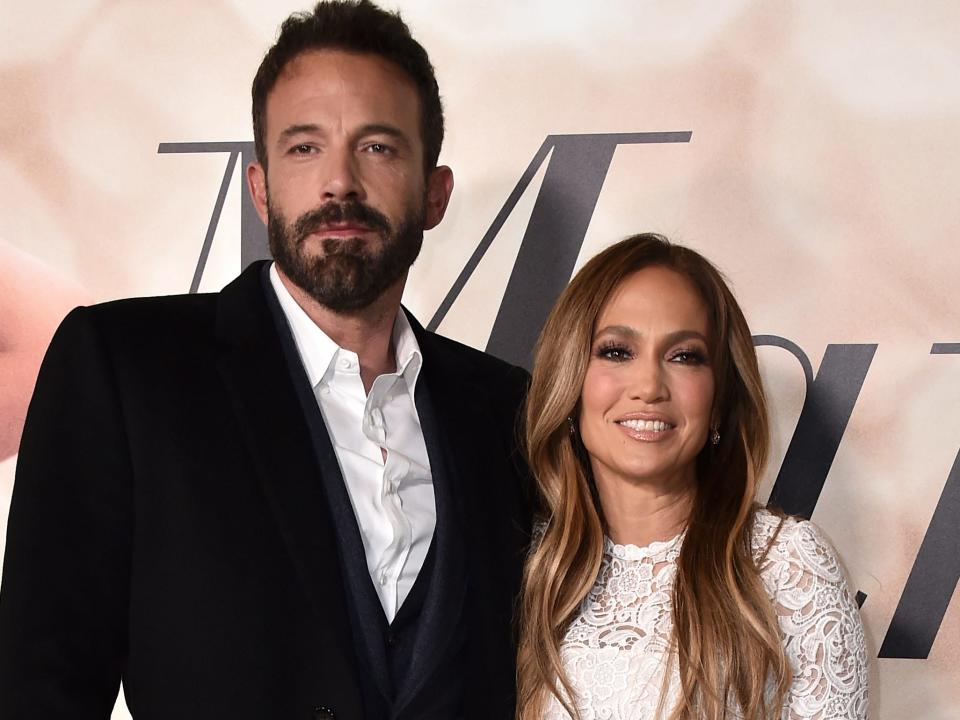 Ben Affleck and Jennifer Lopez at a screening of "Marry Me" in February 2022.