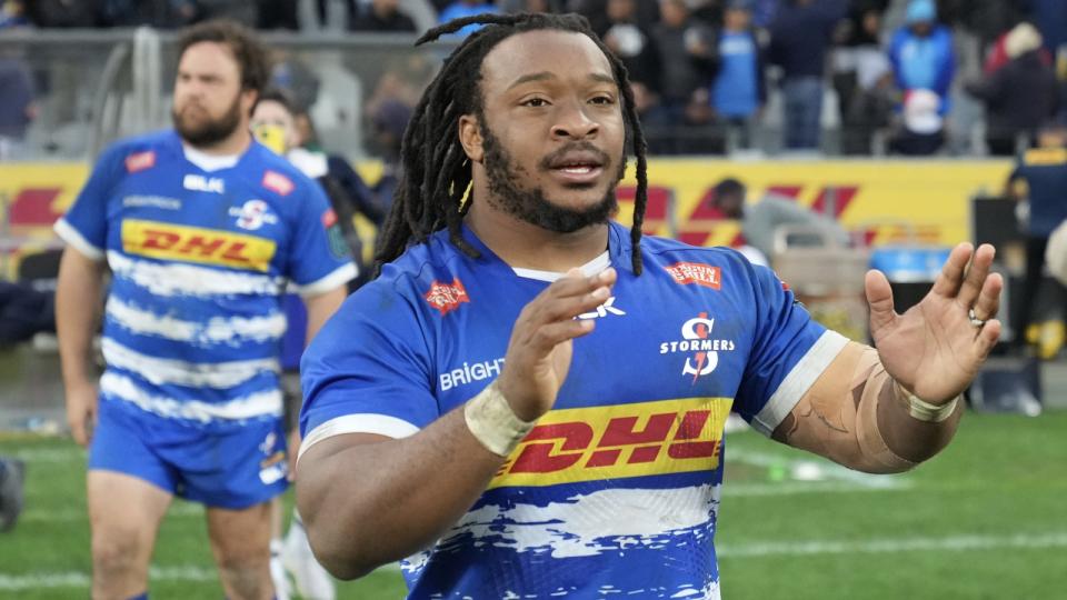 Stormers star Joseph Dweba after a game Credit: Alamy