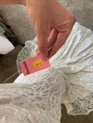 However, as she and her friend were checking out, she noticed they had wedding dresses so they decided to just take a peek — for fun — since neither her friend nor her are engaged (or planning to be anytime soon).