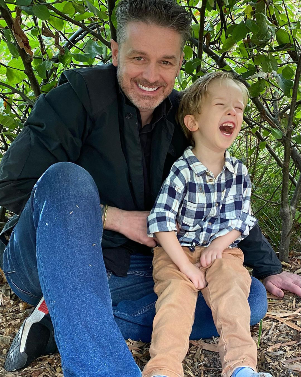  MasterChef's Jock Zonfrillo and his son Alfie.