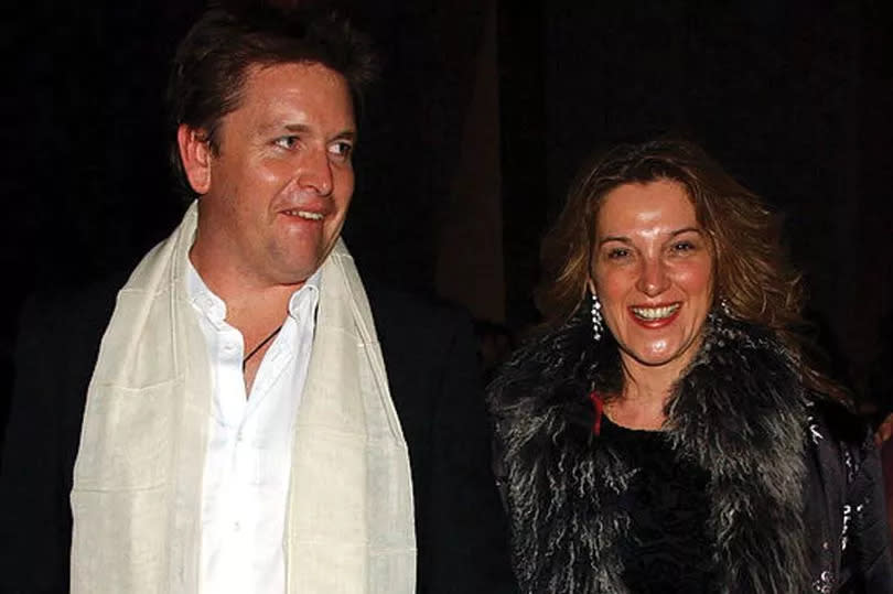 James Martin and Barbara Broccoli smiling together in 2004