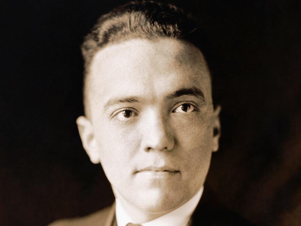 J. Edgar Hoover poses for a photograph.