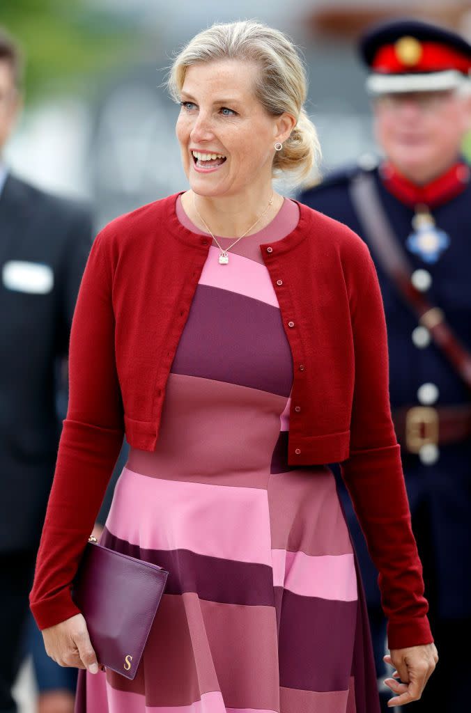 the countess of wessex attends a service of dedication at the national memorial arboretum