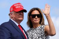 FILE PHOTO: U.S. President Trump holds a campaign rally in Tampa, Florida