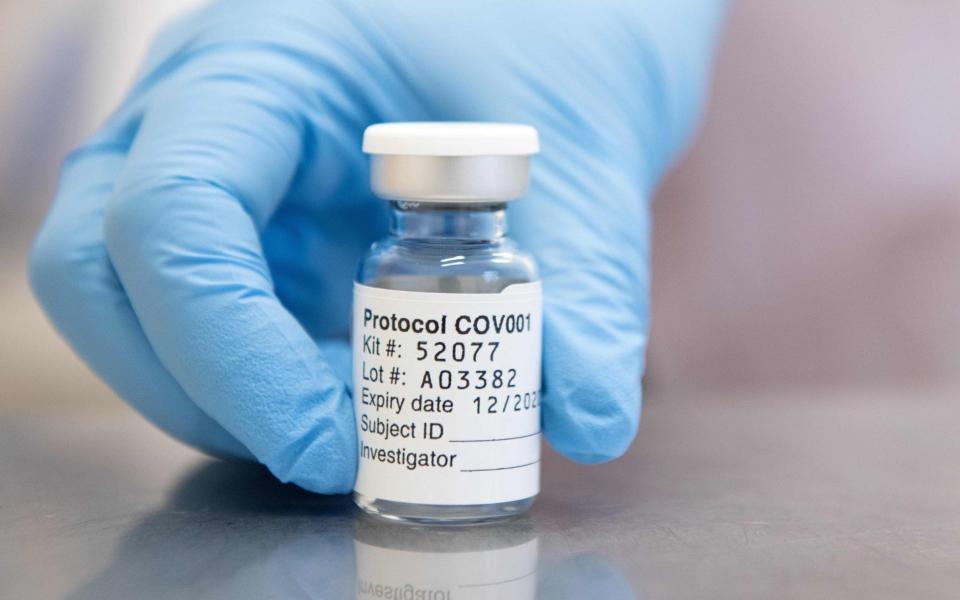 The Covid-19 candidate vaccine, known as AZD1222, was co-invented by the University of Oxford and Vaccitech in partnership with pharmaceutical giant AstraZeneca - JOHN CAIRNS /AFP