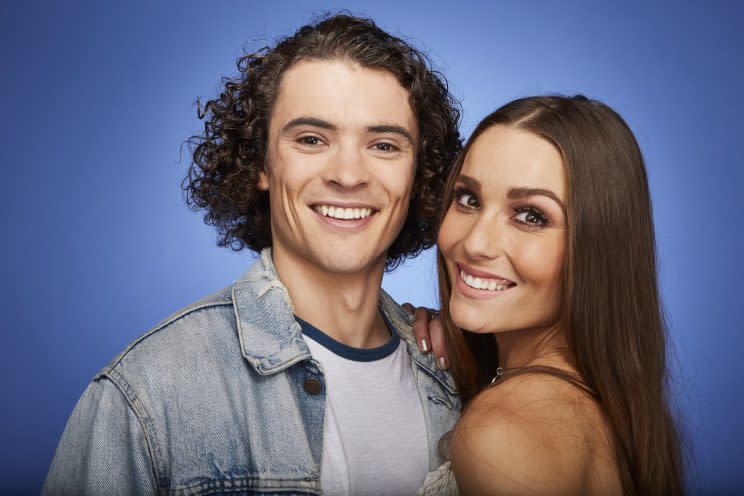 Jonny Labey and girlfriend Chrissy in Dance Dance Dance