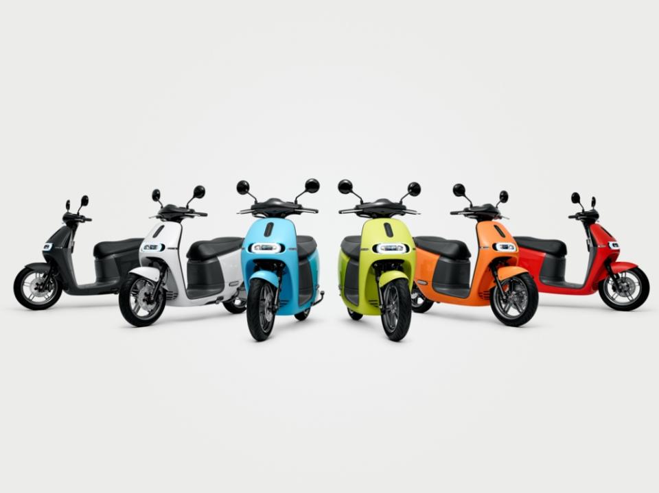 Gogoro 2 總共推出六款配色。