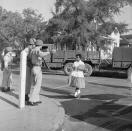 <p>Part of the Little Rock Nine, Eckford was one of the first black students to attend an all-white school as a result of the "Brown v. Board of Education" supreme court case. Her courageous act sparked the beginning of racial integration within the education system.</p>