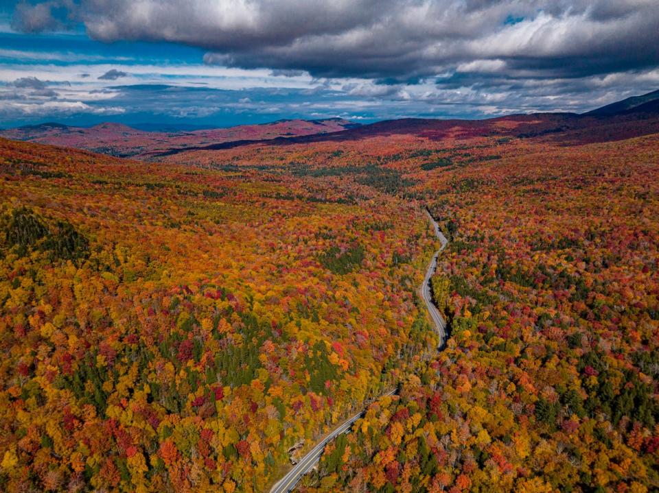 PHOTO: Aerial view of Franconia Notch, N.H. (Joe Sohm/Visions of America via Getty Images, FILE)