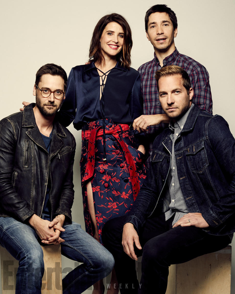Ryan Eggold, Justin Long, Cobie Smulders, and Ryan Hansen (Literally, Right Before Aaron)