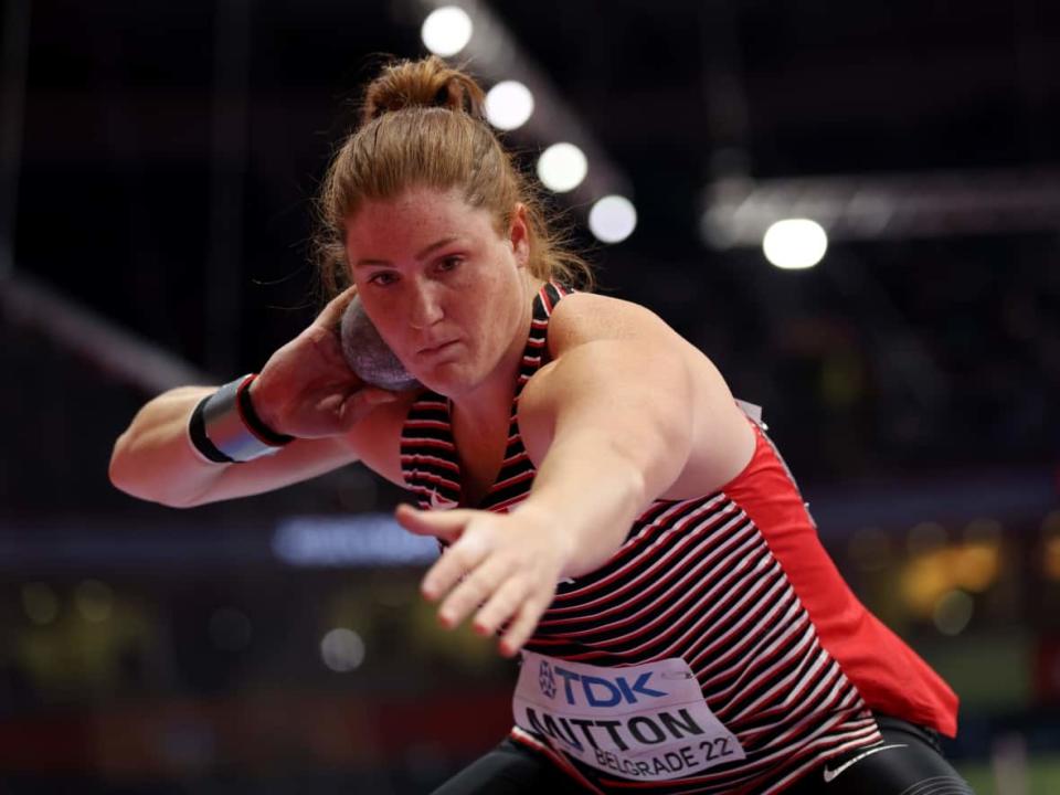 Canada's Sarah Mitton, seen above in March, placed second at a Diamond League event in Stockholm on Thursday. (Maja Hitij/Getty Images for World Athletics - image credit)