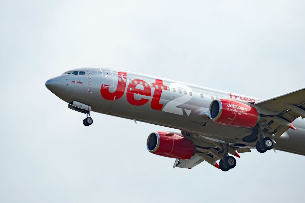 The Jet2 plane was able to land safely (PA )