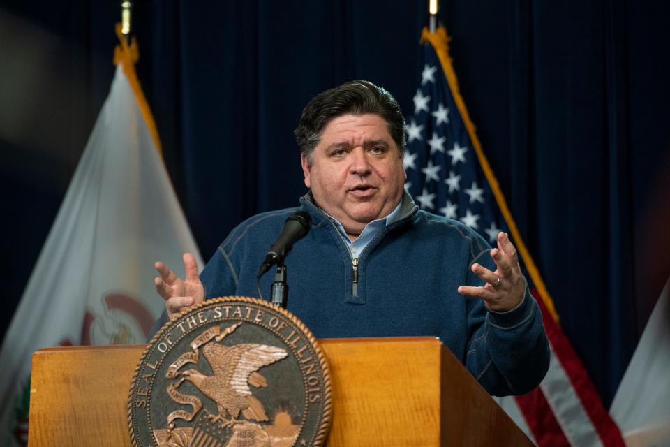 "Everybody is very much at the whim of the market," Illinois Gov. J.B. Pritzker says.