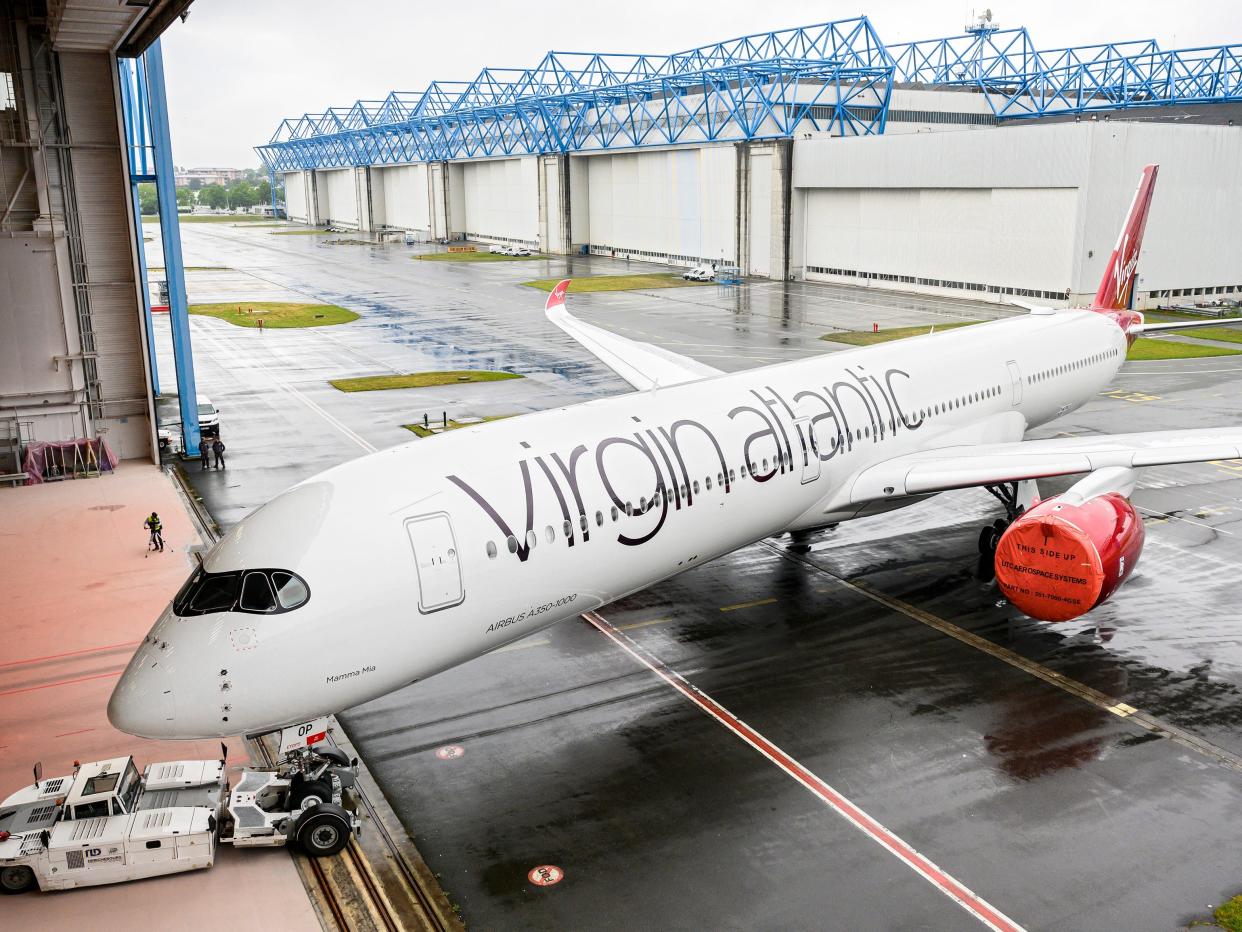 Virgin's A350-1000.