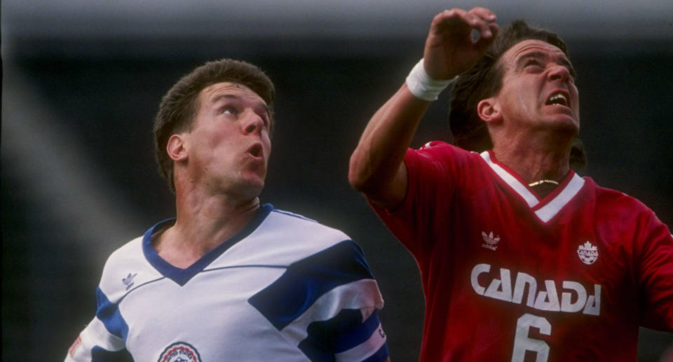 Peter Vermes, left, knows what the struggle was like for soccer in America back in 1986, the last time the United States men’s national team missed the World Cup. (Getty)