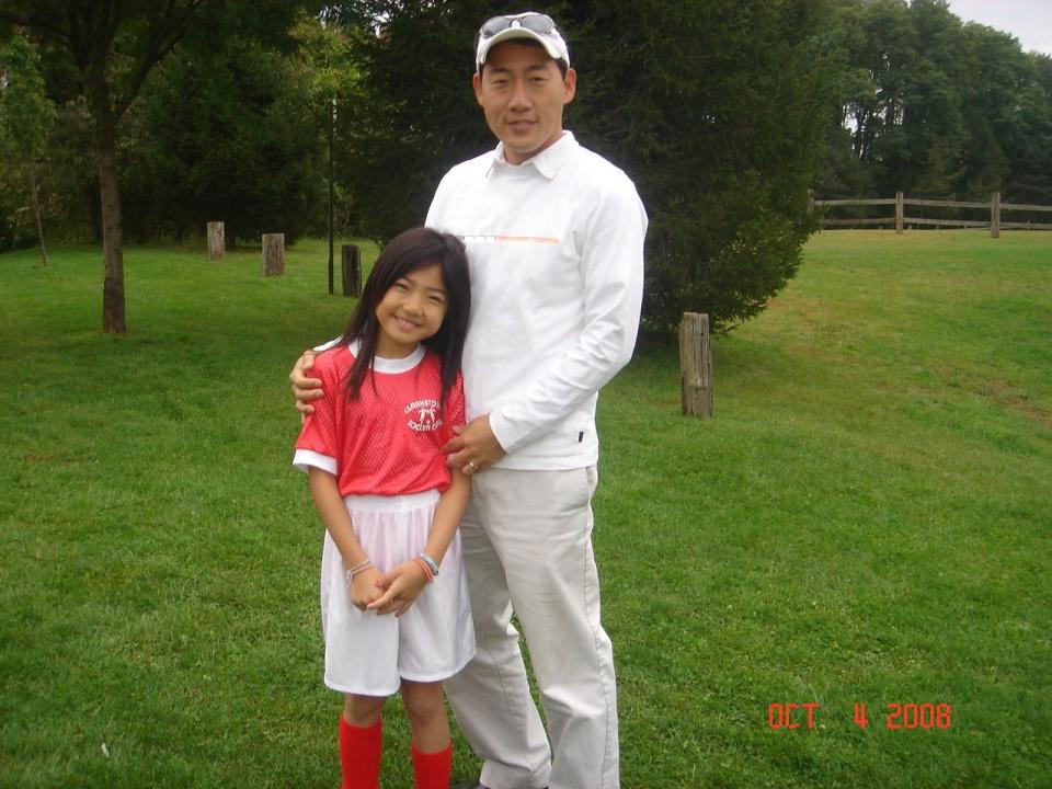 My dad managed to come to every single one of my soccer games when I was in elementary school — and he came early to pick a spot that was closest to me.