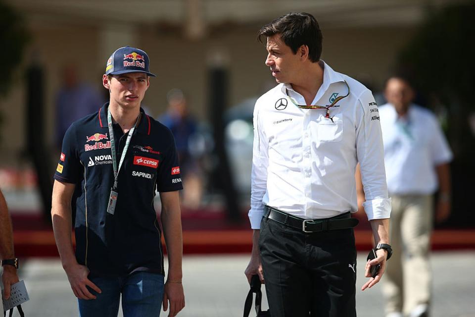 Max Verstappen made his F1 debut in 2015 with Toro Rosso, as Toto Wolff missed out on signing the Dutchman (Getty Images)