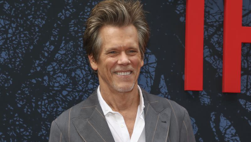 Actor Kevin Bacon attends the premiere of “They/Them” at Studio 525 on July 27, 2022, in New York. Forty years ago, Bacon starred in “Footloose,” which was filmed in Utah.