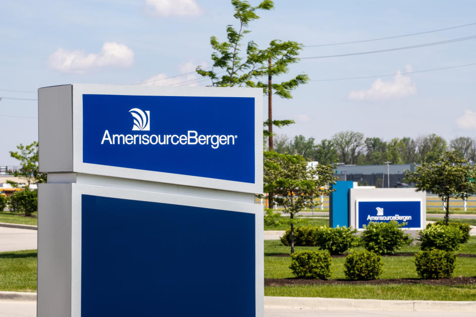 Whitestown - Circa May 2019: AmerisourceBergen Pharmaceutical Distribution Center. Walgreens (WBA) owns a 26 percent stake in AmerisourceBergen II