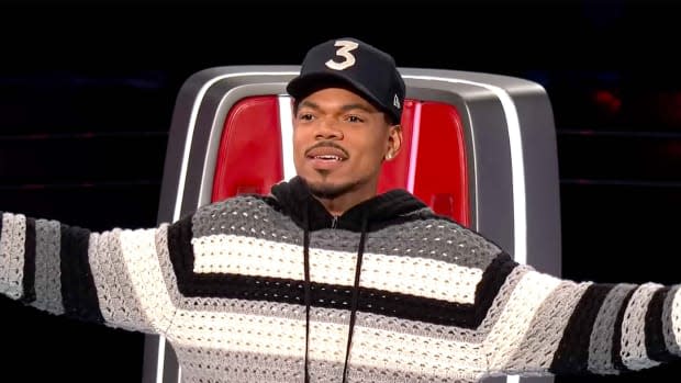 Chance the Rapper on "The Voice"<p>NBC</p>