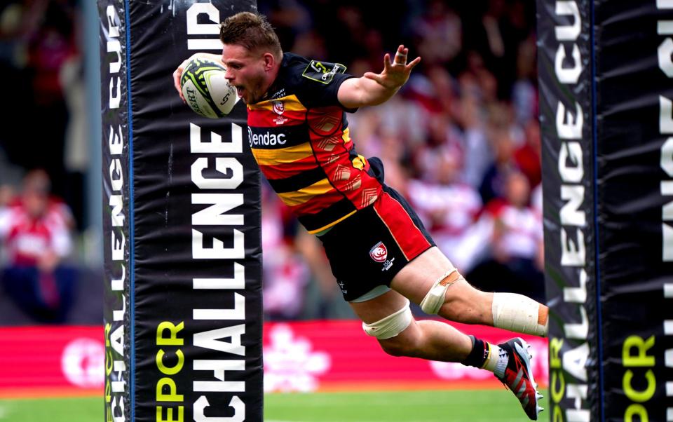 Freddie Clarke – Freddie Clarke's 'big man try' helps Gloucester into Challenge Cup final after beating Benetton