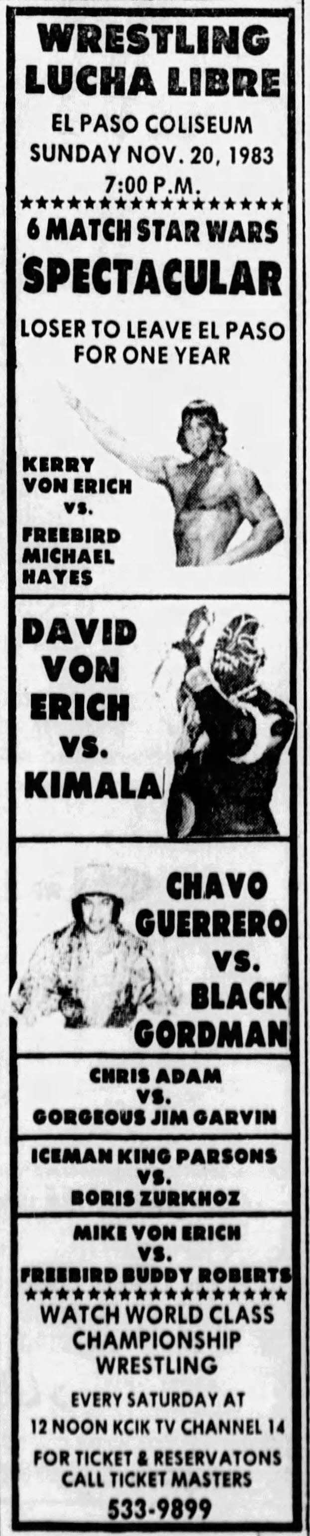 The movie 'Iron Claw' features the Von Erich family from Texas. The Von Erich family wrestled a few times in El Paso through the years. The 'Iron Claw' movie begins nationwide on Friday, Dec. 22.