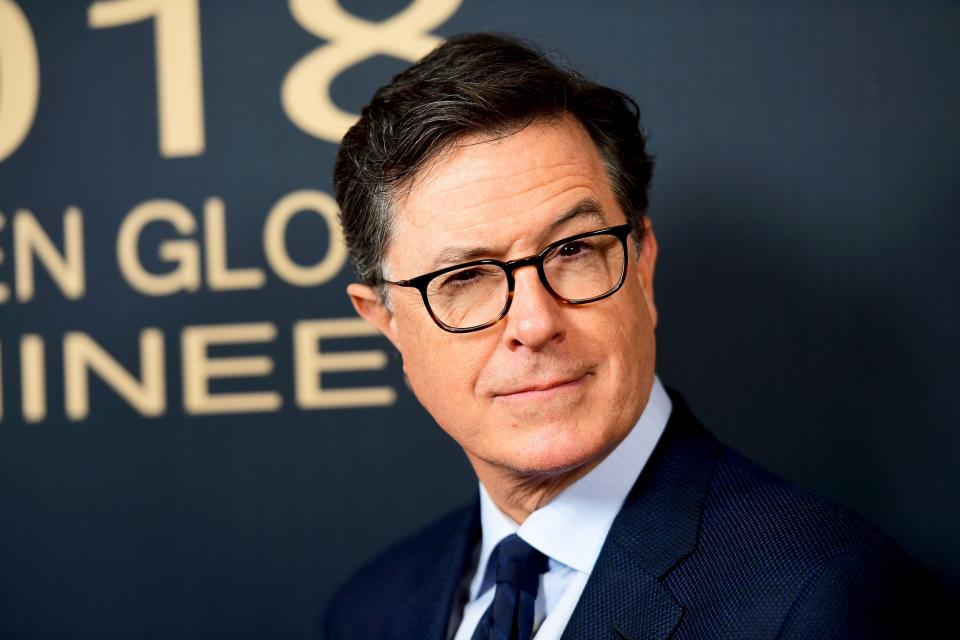 <p>Stephen Colbert blasted for ‘disgusting’ Super Bowl ad</p> (Matt Winkelmeyer/Getty Images)