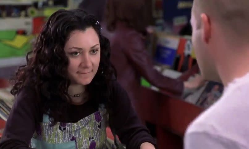 Sara Gilbert with Todd Louiso in High Fidelity