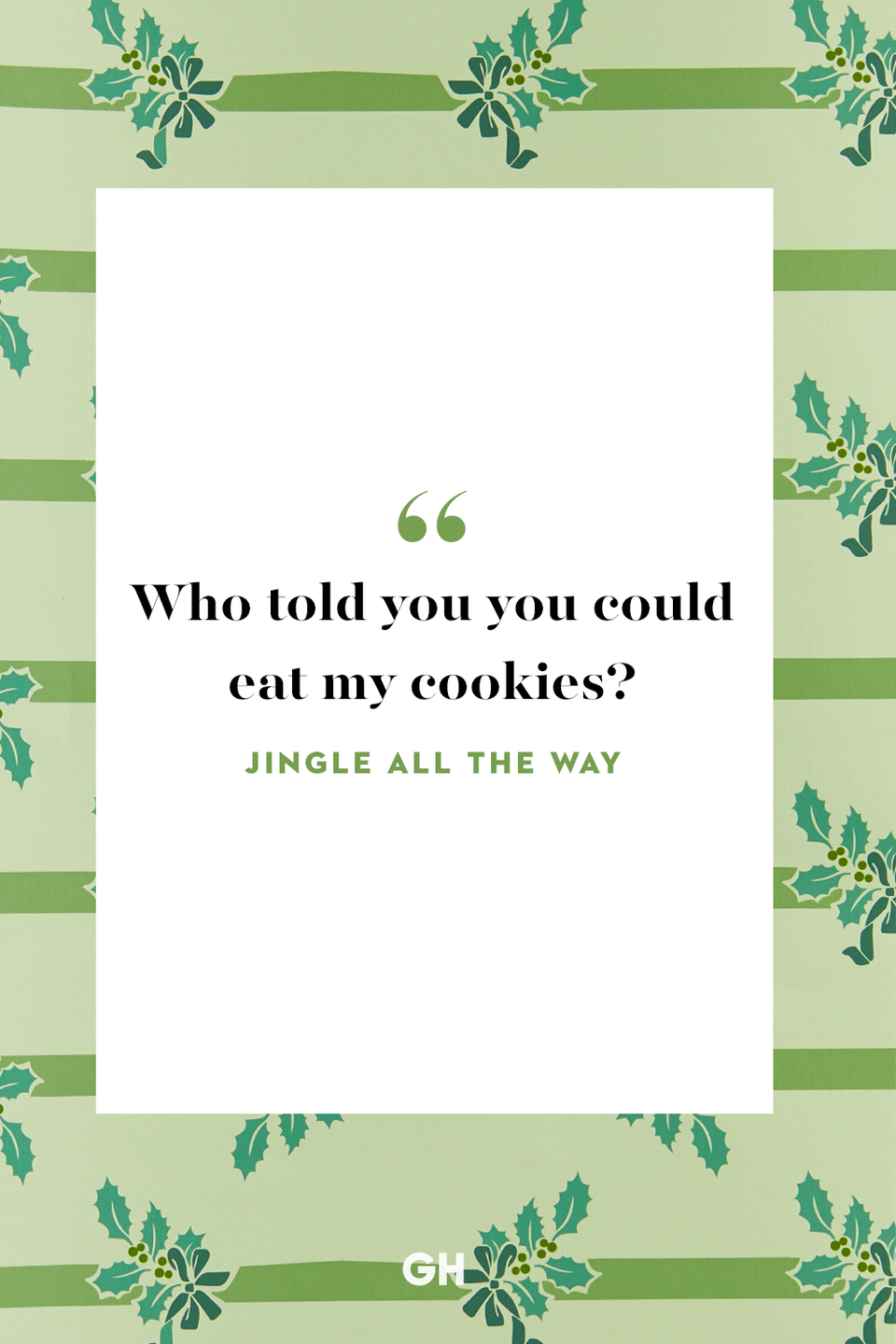 <p>Who told you you could eat my cookies?</p><p><strong>RELATED: </strong><a href="https://www.goodhousekeeping.com/holidays/christmas-ideas/g2943/christmas-cookies/" rel="nofollow noopener" target="_blank" data-ylk="slk:90 Best Christmas Cookies That Are Irresistible;elm:context_link;itc:0;sec:content-canvas" class="link ">90 Best Christmas Cookies That Are Irresistible</a><br></p>