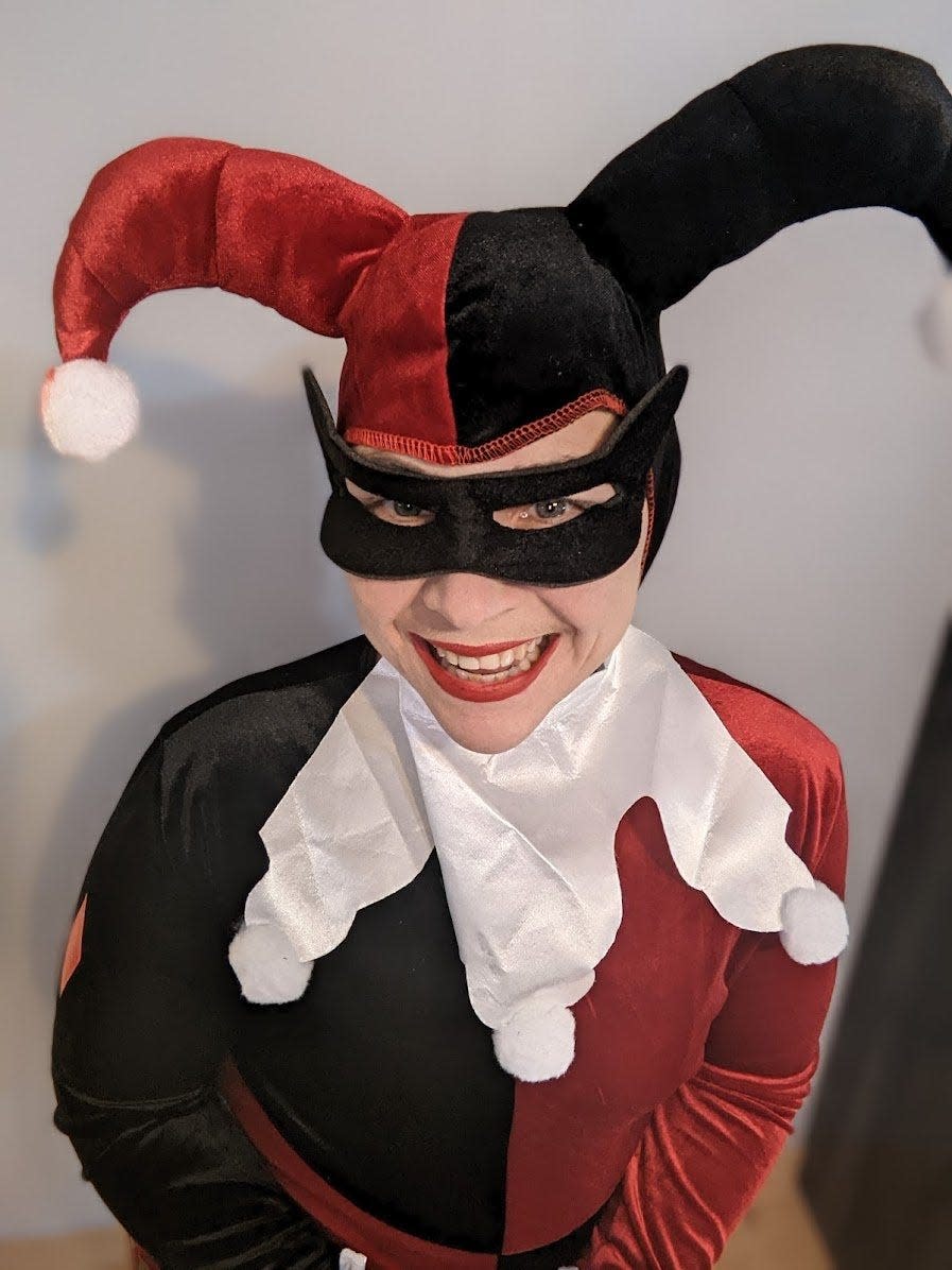 Kristi Staab will portray DC Comics antihero Harley Quinn while leading a Zumba class during the Times of Future Past cosplay Festival taking place June 11 and 12 at Winter Park in Kewaunee.