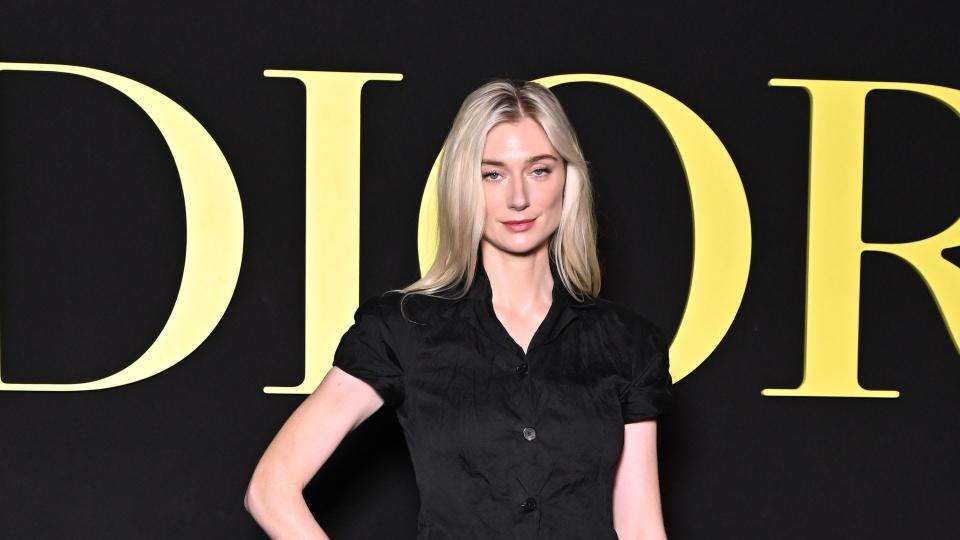 Elizabeth Debicki  attends the Christian Dior Womenswear Spring/Summer 2024 show as part of Paris Fashion Week  on September 26, 2023 in Paris, France. (Photo by Stephane Cardinale - Corbis/Corbis via Getty Images)