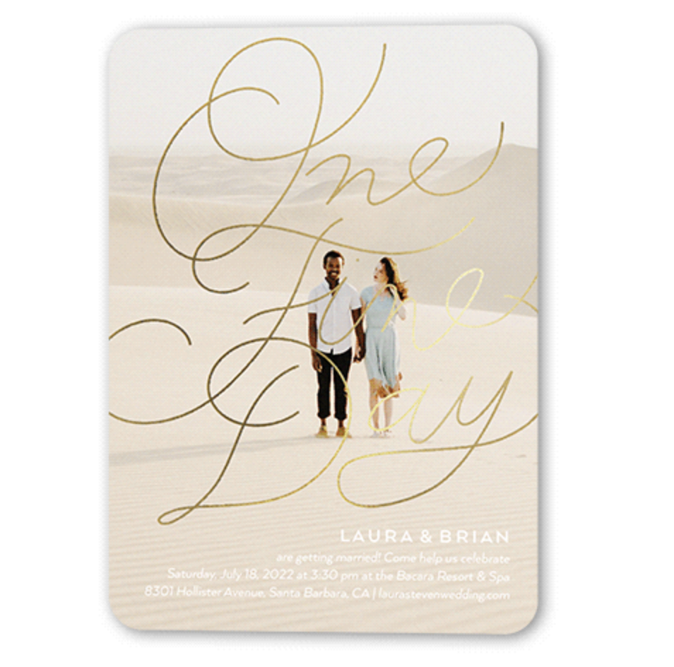 Shutterfly Photo Wedding Invitation