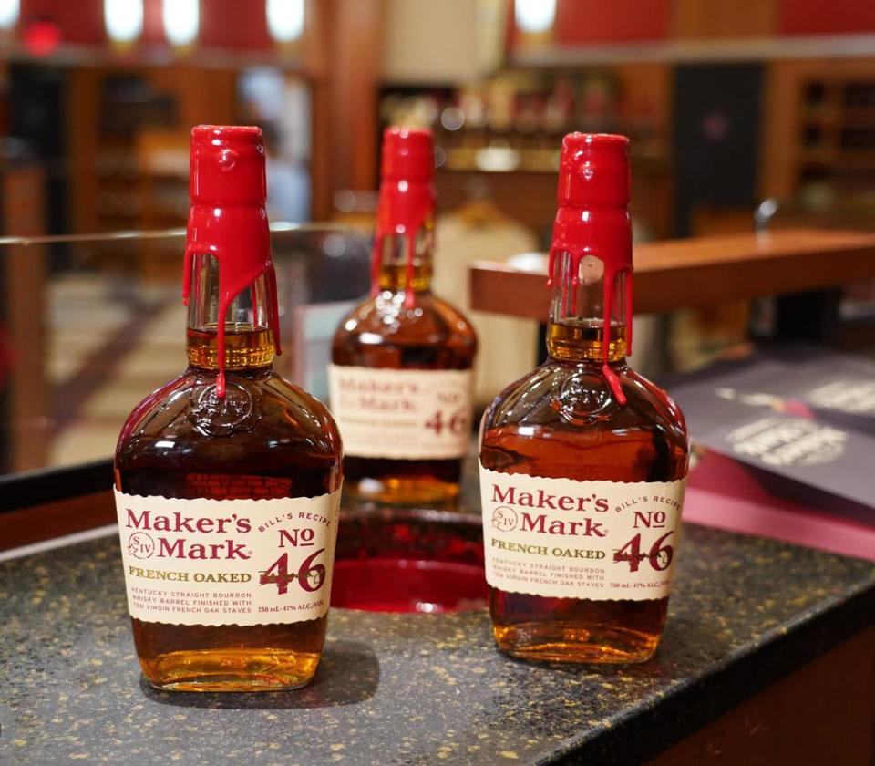 Maker’s Mark is changing the bottle and label on Maker’s 46, switching to a square-shouldered bottle just like original Maker’s.