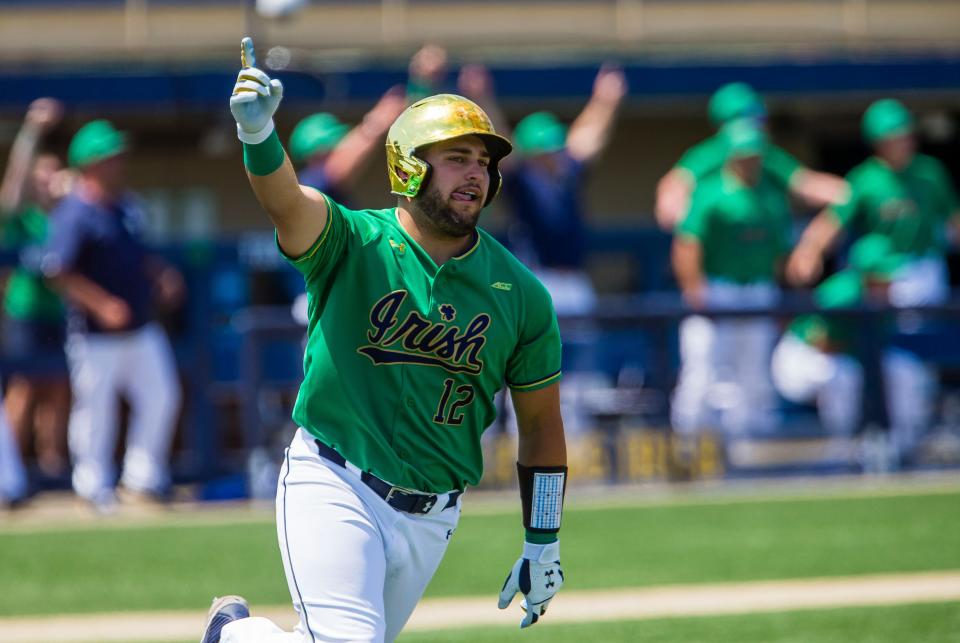 Following a record-setting, dream season at Notre Dame, former Penn High School standout Niko Kavadas now waits word on the MLB draft, which starts Sunday.