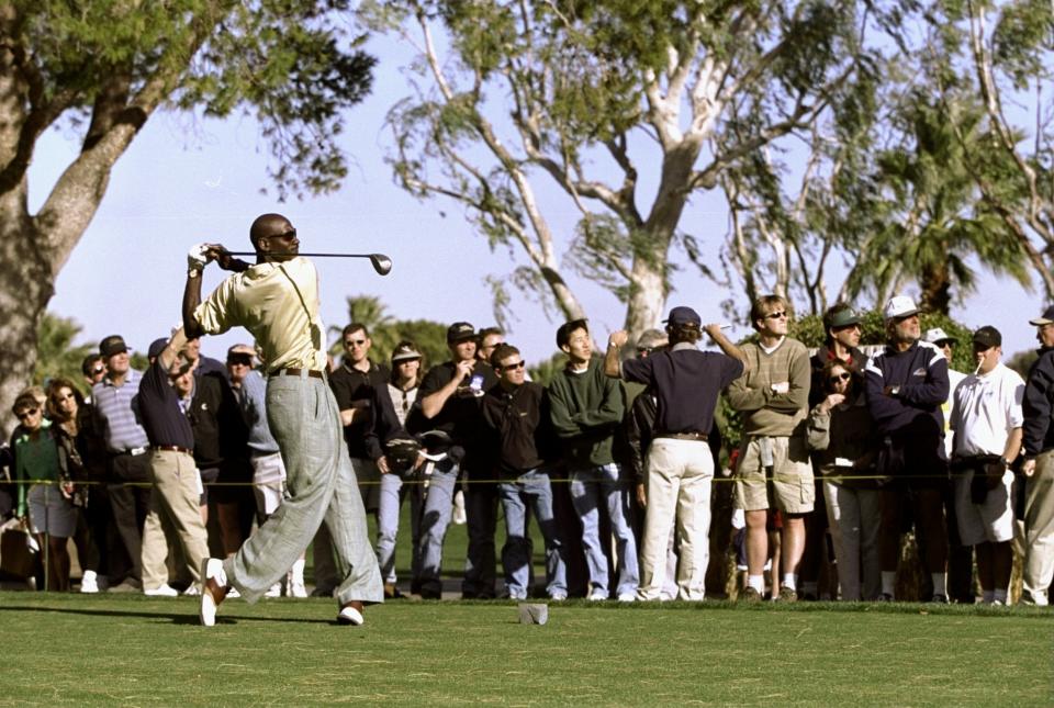 Michael Jordan decided to go golfing instead of visiting The White House in 1991. (Donald Miralle /Allsport)