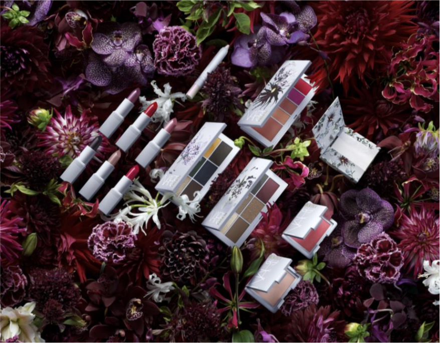 The Erdem for Nars Strange Flowers collection is a 13-piece makeup collection launching on April 12 that includes bold and daring colors.