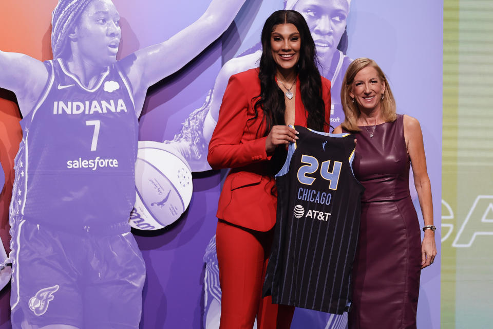 The Sky added plenty of star power in the WNBA draft with Kamilla