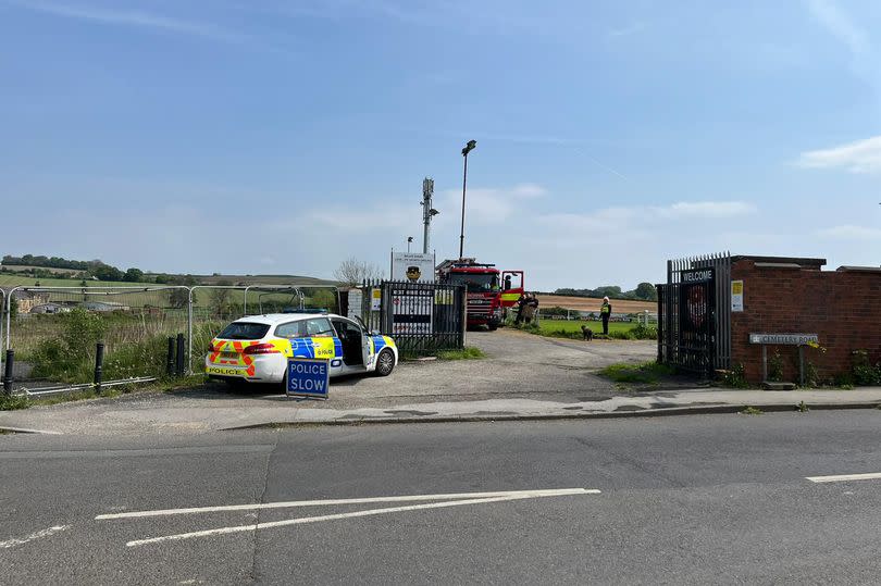 Police and fire at the scene in Cemetery Road, Grimethorpe -Credit:Yorkshire Live