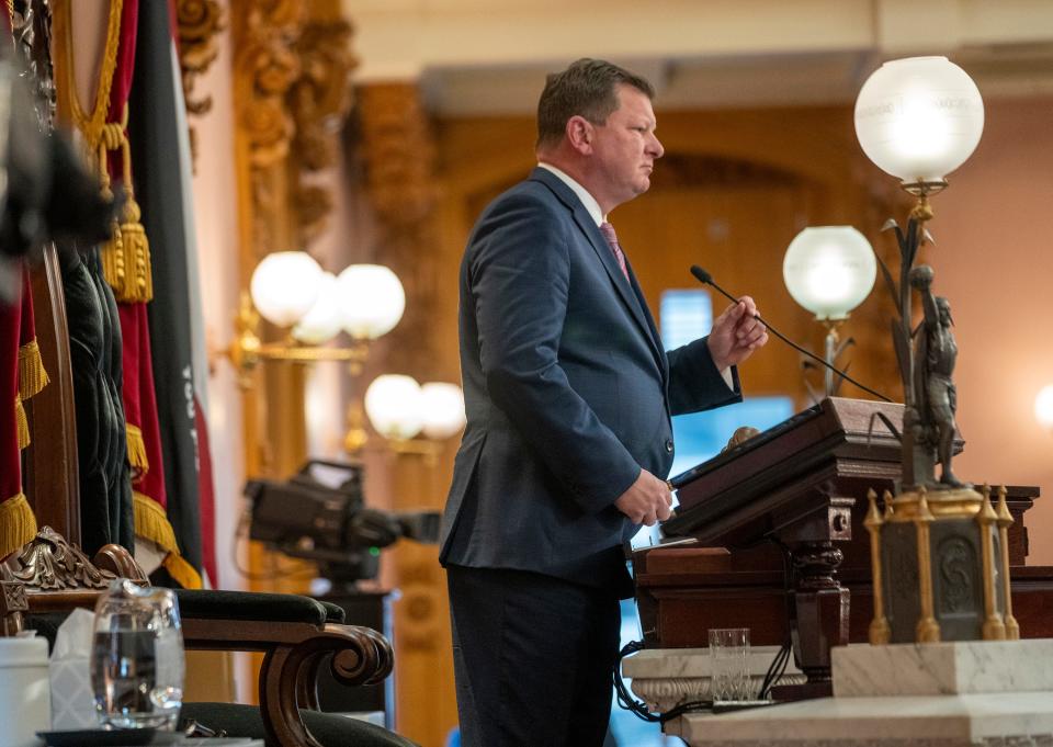 Ohio House Speaker Jason Stephens is presiding over a group of Republicans who can't get along.
