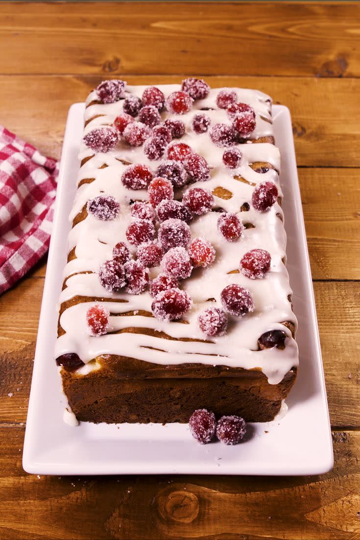 Cranberry Cheesecake Banana Bread