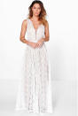 <p><i>Boutique Ali All Lace Plunge Neck Maxi Dress, $43, <a rel="nofollow noopener" href="http://us.boohoo.com/boutique-ali-all-lace-plunge-neck-maxi-dress/DZZ78140.html" target="_blank" data-ylk="slk:boohoo.com;elm:context_link;itc:0;sec:content-canvas" class="link "> boohoo.com</a> </i></p>