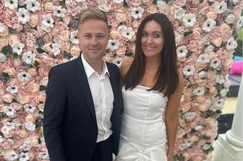 Westlife star Nicky Byrne renewed his wedding vows with wife Georgina