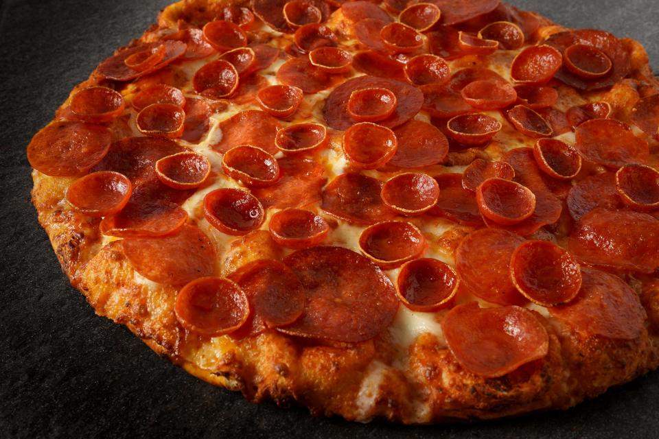 At Round Table Pizza on National Pizza Day, Feb. 9, get a large Double Play Pepperoni Pizza for just $22.99 with code DOUBLEPLAY at checkout.