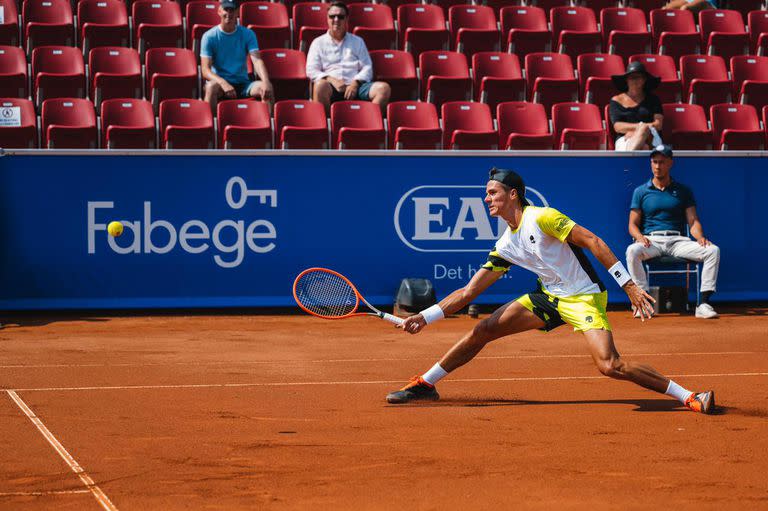 Federico Coria, en un buen momento en su carrera: eliminó al chileno Cristian Garín, el segundo favorito en Bastad.