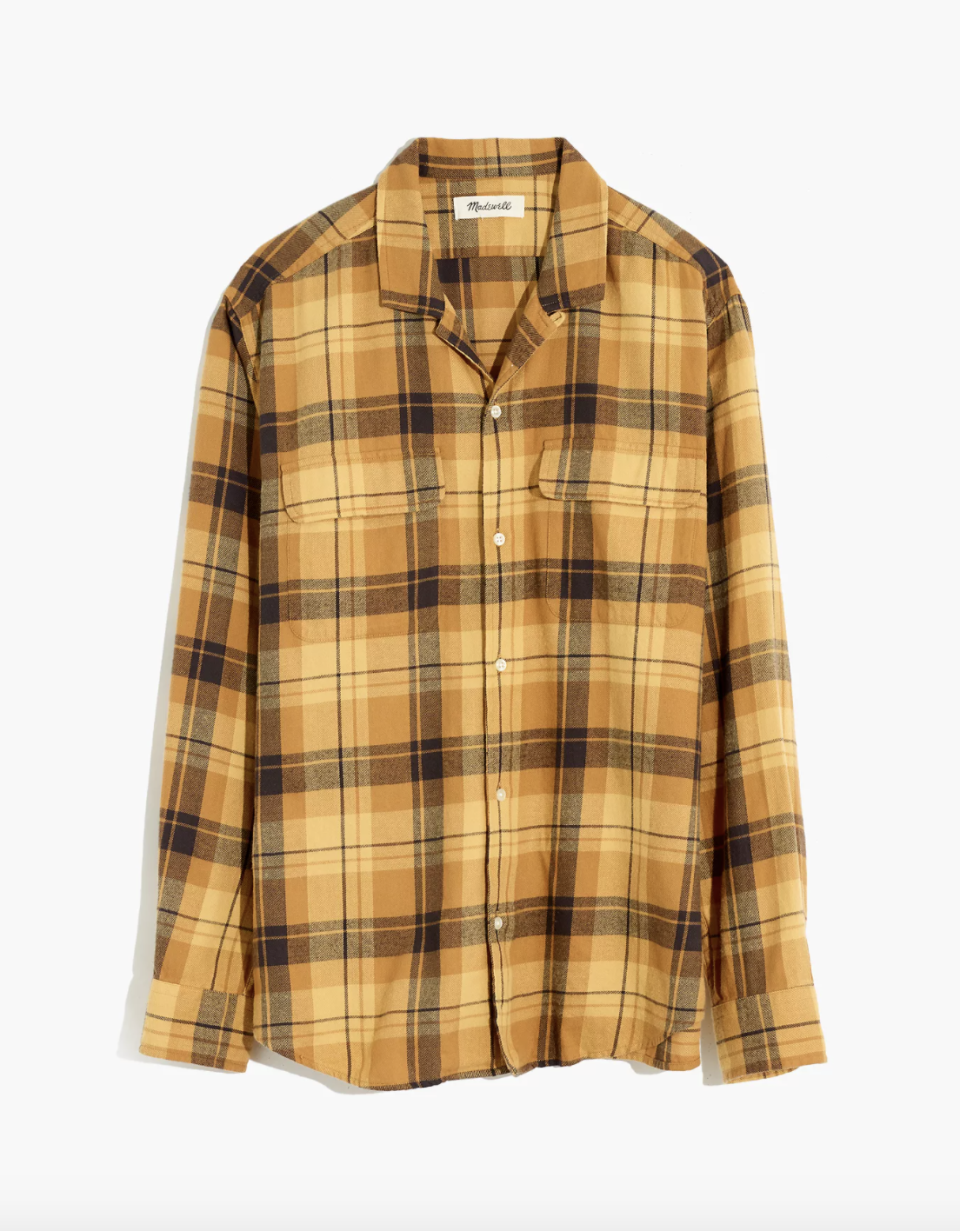 Brushed Cotton Easy Camp Shirt