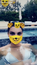 <p>Week-end détente pour Kendall Jenner qui a bien profité de la piscine.</p>