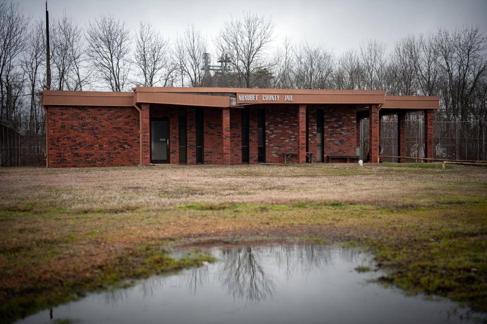 The old Noxubee County Jail remains abandoned in Macon, Mississippi on Feb. 8, 2023.
