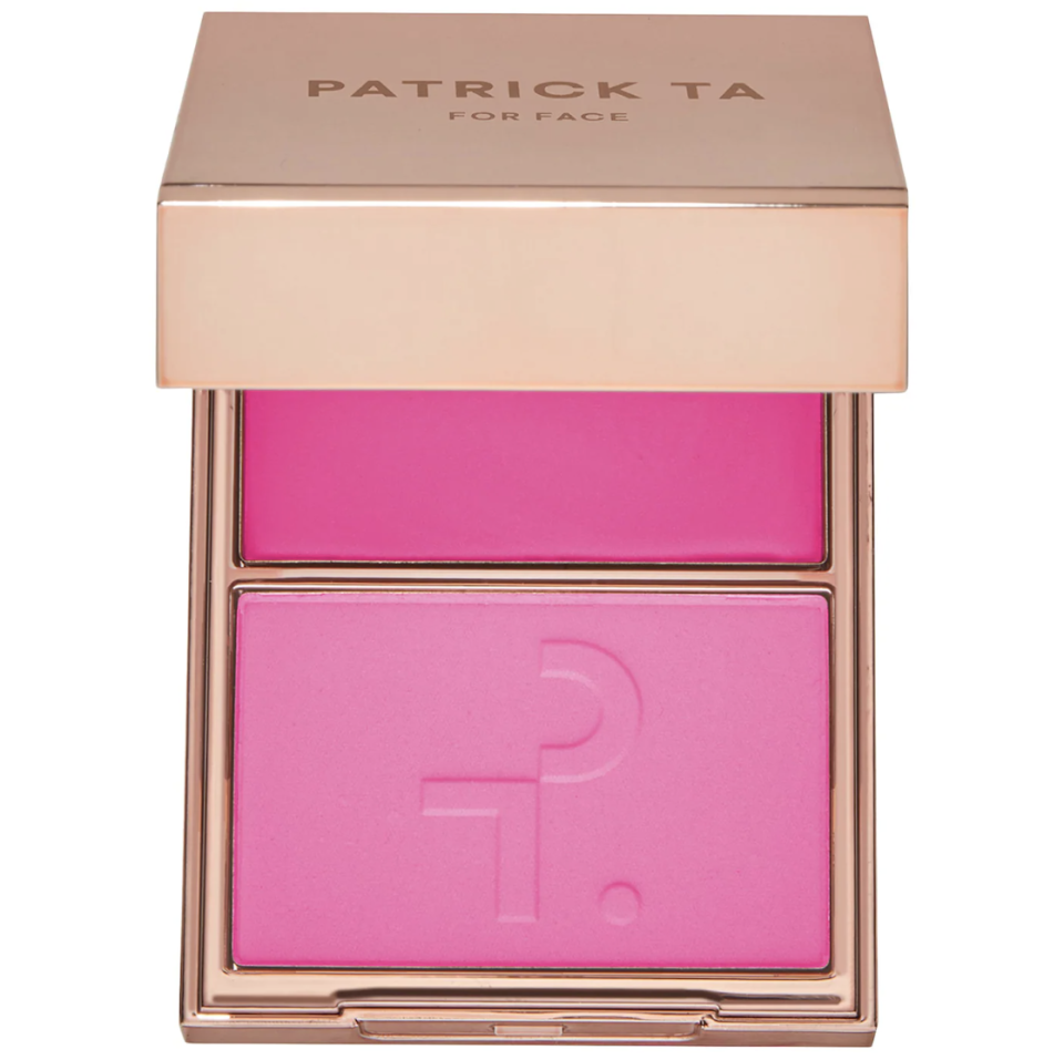 <p><a href="https://go.redirectingat.com?id=74968X1596630&url=https%3A%2F%2Fwww.sephora.com%2Fproduct%2Fpatrick-ta-major-headlines-cream-powder-blush-duo-P458747&sref=https%3A%2F%2F" rel="nofollow noopener" target="_blank" data-ylk="slk:Shop Now;elm:context_link;itc:0;sec:content-canvas" class="link ">Shop Now</a></p><p>Major Headlines Double-Take Crème & Powder Blush </p><p>sephora.com</p><p>$29.00</p><span class="copyright">Sephora</span>